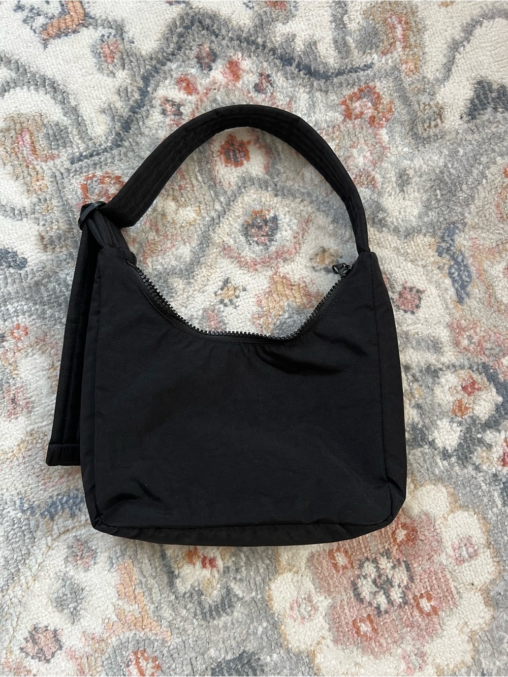 Baggu Black Mini Nylon Shoulder Bag